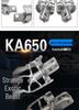 N-STAR Beast 650 Stainless Steel Rotating Foot Pegs - Wide Nail Surface for Motorcycles