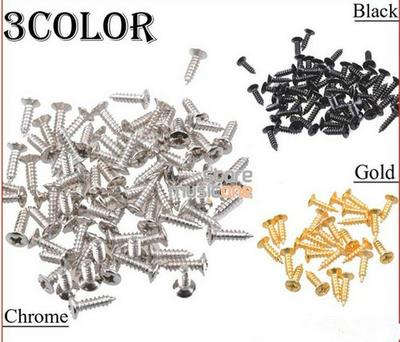 SQ ST Electric Guitar and Bass Pickguard Mounting Screws, 3x12mm, Pack of 50