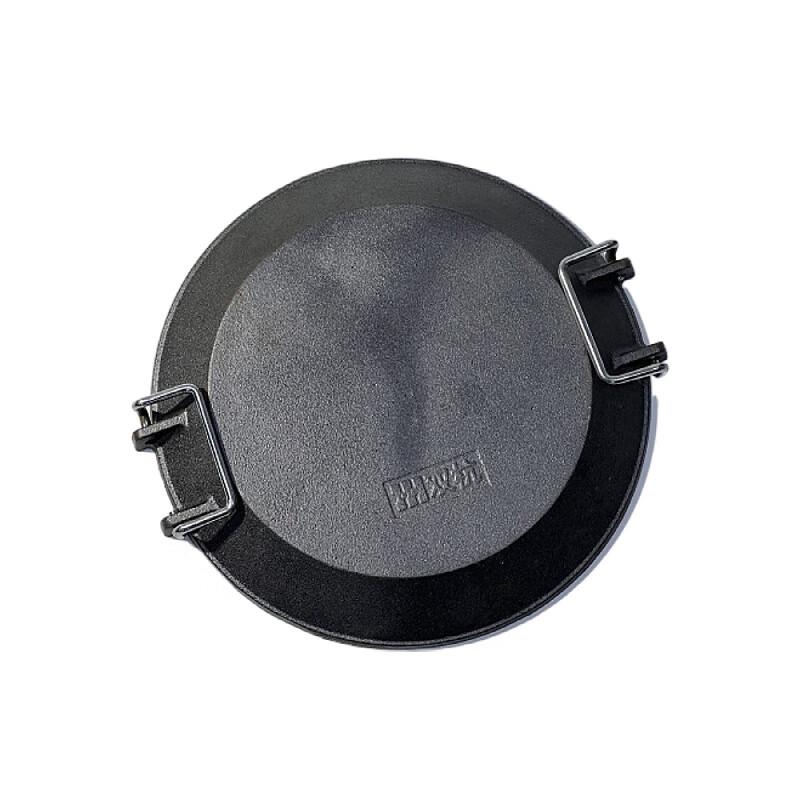 ZISIZ Commercial Cast Iron Round Griddle Set