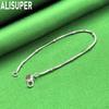 925 Sterling Silver Delicate Snake Bone Bead Bracelet - Charming Gift Jewelry