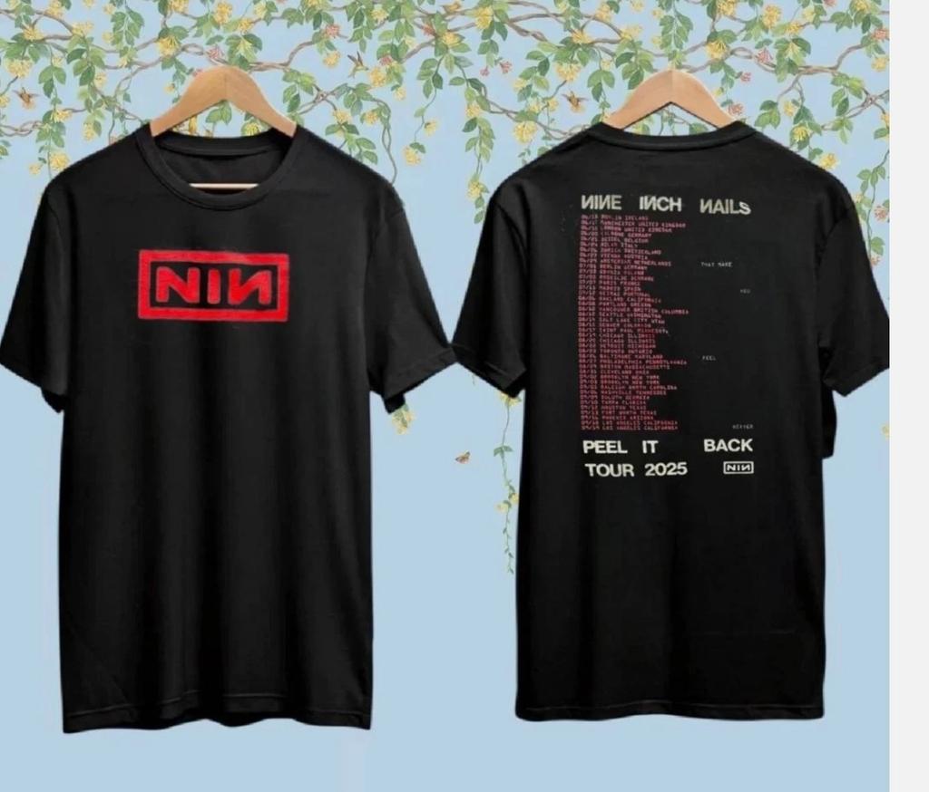Nine Inch Nails Peel It Back Tour 2025 NIN Concert Fan Gifts T-Shirt