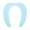 LEC PitaQ Adhesive Toilet Seat Cover BB-479 Blue Antibacterial Deodorizing Washable