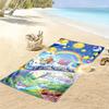 Name Custom CARE BEARS Print Beach Towel, Large Soft Quick Dry Towel for Beach Camping Swimming