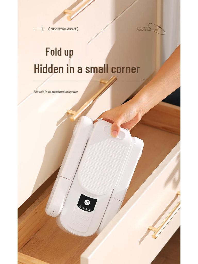 Antibakteriální sušák a ohřívač bot pro koleje