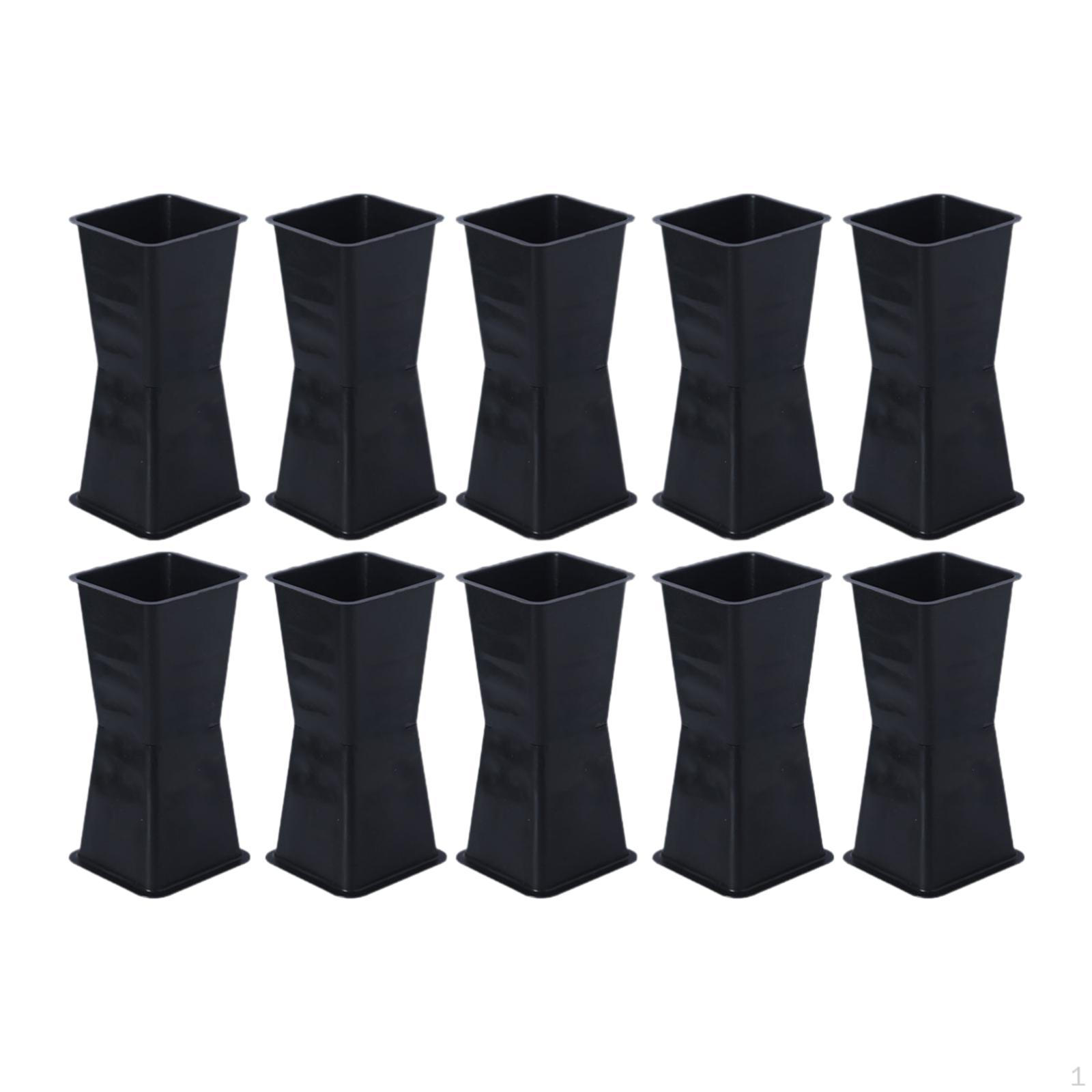 

10 Pieces Floral Base Stand Packing Bouquet Liner Kit Easy to Use Wedding Holder