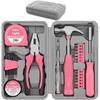 Mini Tool Set for Perfect for Home and the Includes a Screwdriver Set and Compact Includes a Hi-Spec 24-Piece Women, DIY, Motorcycles, Office. Hammer.