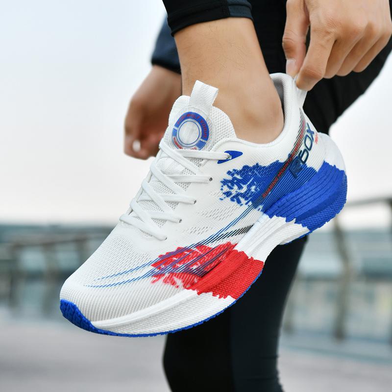 Sports shoes Men's summer breathable shock absorption training racing running shoes Student jump rope jump sports shoes