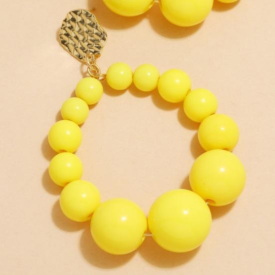 Boucles d'oreilles pendantes sauvages Couleurs vibrantes Décoratives non allergiques