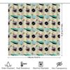 Colorful Magical Pottery Pattern Shower Curtain Bathroom Decor Home Accessories Decoration 180 x 205cm