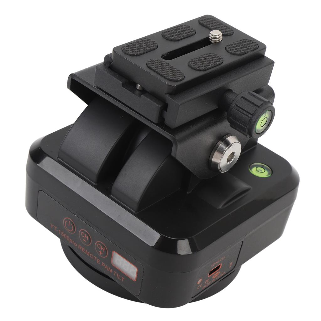 YT-1500pro Remote Control Pan Tilt Head 360 Degree Motorized Rotating Panoramic Head for