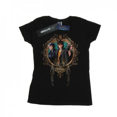 Fantastic Beasts Womens/Ladies Tina, Newt And Leta Cotton T-Shirt