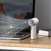 Small Size Rhinestone Handheld Fan Long-Lasting Bladeless Personal Fan  Outdoor Use