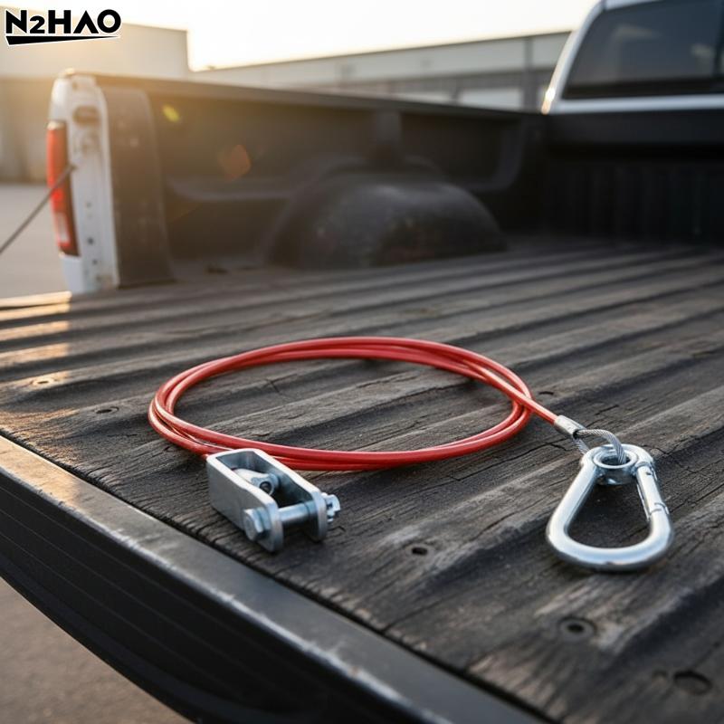 Efficient 1Pcs Trailer Breakaway Safety Cable Clevis End Easy Connection for Towing