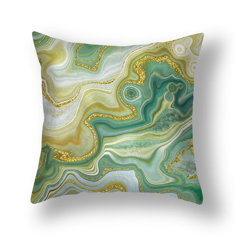 Geometric Nordic Gilt Simple Style Home Printed Pillow Cover Cushion Cover