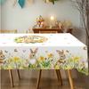 Easter Rabbit Print Tablecloth Digital Modern Minimalist Decorative Table Cover Dining Coffee