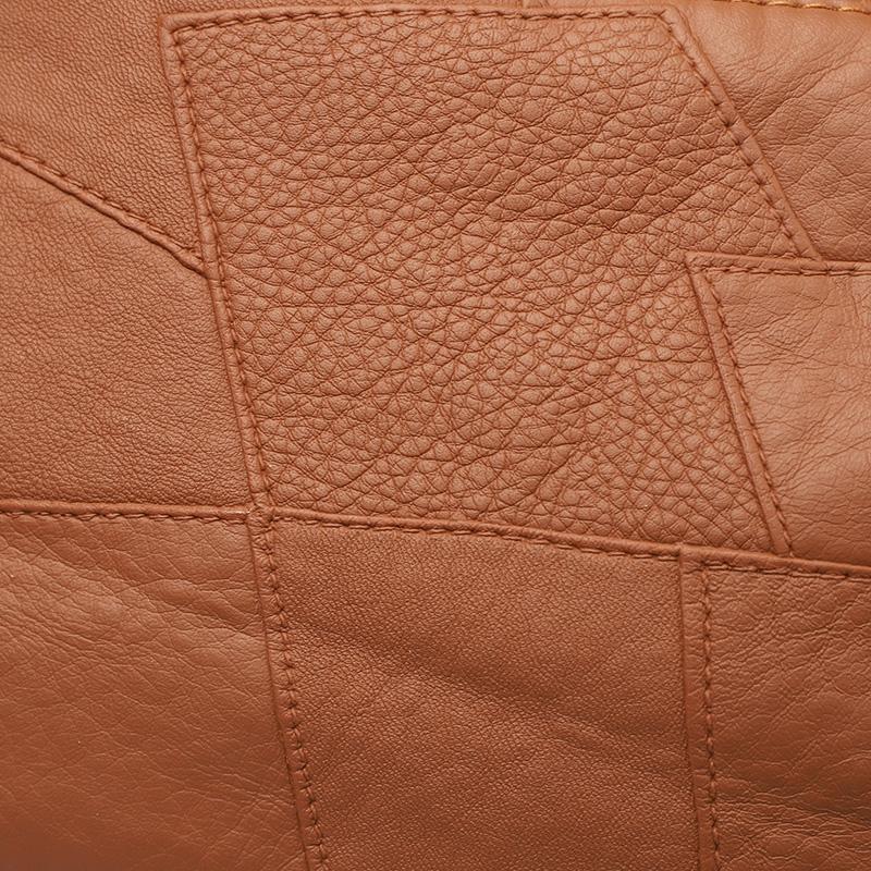 Women's Soft Leather Shoulder Bag Large Capacity Tote Bag Middle-aged Mother Crossbody Bag