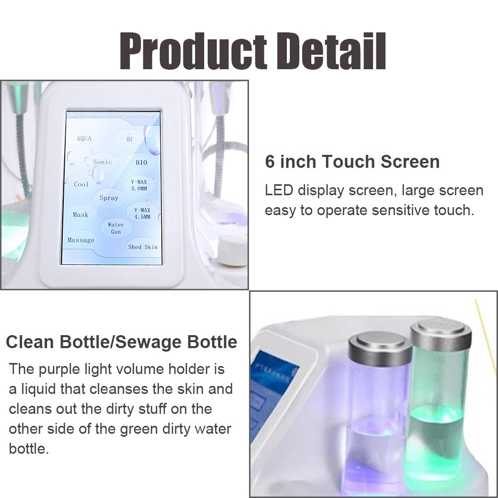 26W Skin Care Device LED Photon Skin Care Device Face Lifting Tighten Beauty Tool Professional Ultrasonic Beauty Machine 12-in-1