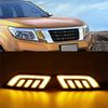 Ac29-LED Daytime Running Lights Grille Fog Lamp Turn Signal Lights For Nissan NAVARA NP300 D23 2015- Accessories