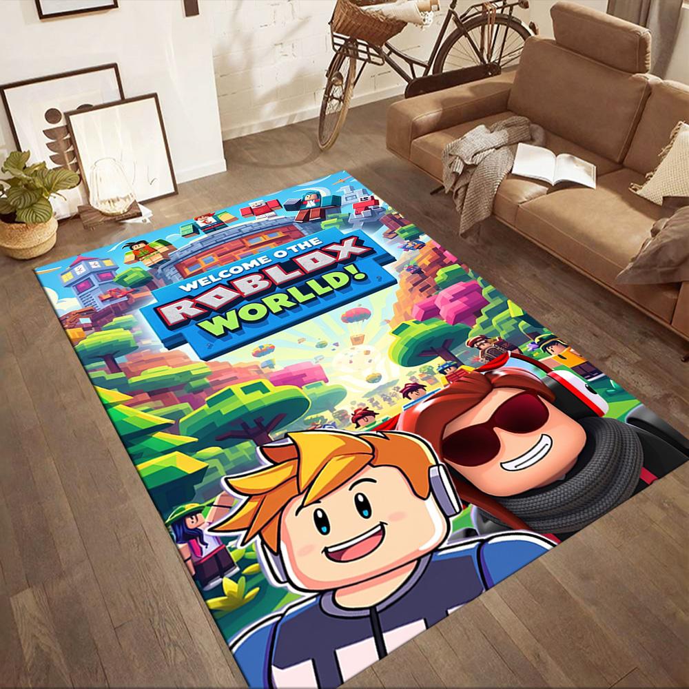 Roblox 423 Floor Rug Office Rug Perfect for Dormitory Entryway Outdoor Foyer Anti-slip Rug Anime Office Decor Perfect Gift for Friends & Family