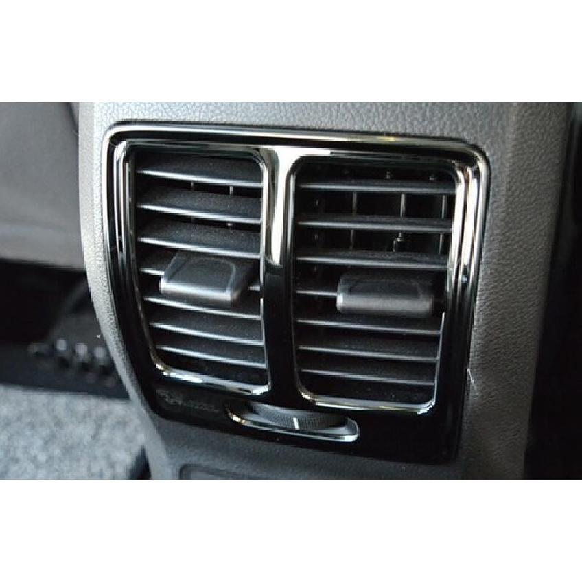 Black Steel Cover Trim 1PCS Rear Air Outlet Vent For Ford Escape Kuga 13-2019