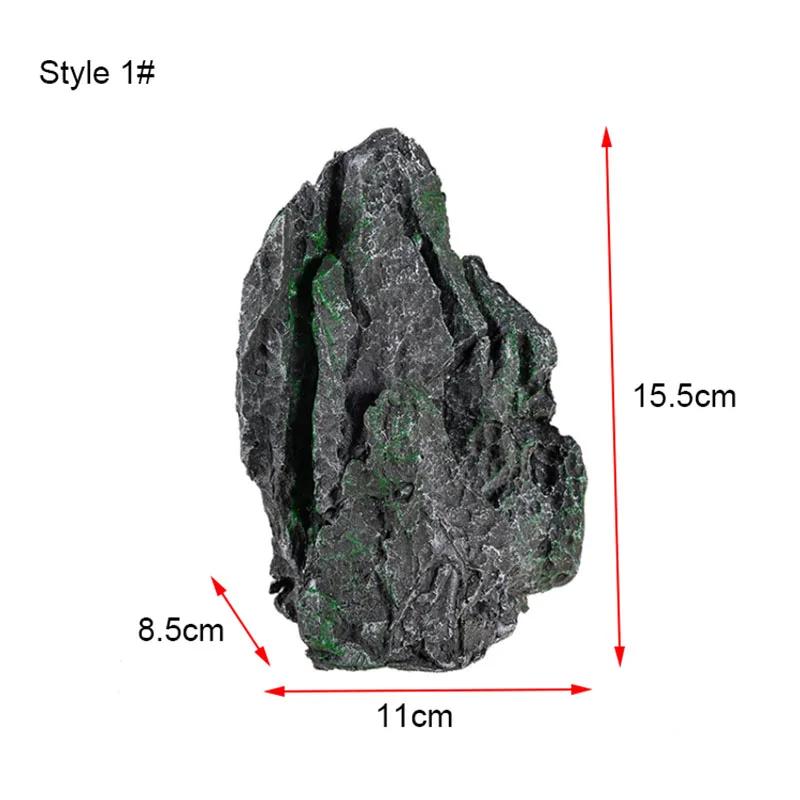 Simulated Stone Aquarium Decor Beautiful Stone Rockery Landscaping Fish Tank Resin Decoration Aquarium Accessories