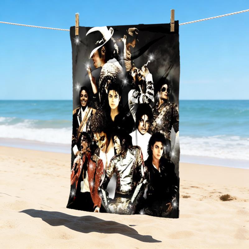 Michael Jackson Stylish Digital Printing Beach Towel Quick Drying Absorbent Blanket For Beach Pool Gym Travel Christmas Gift C9211925