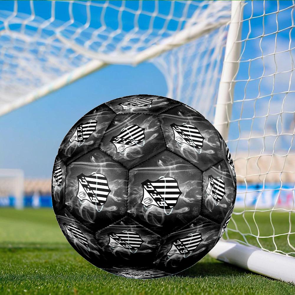 Sport Club Football Crest Printed Size 5 Soccer Balls, Anti-Slip, Protective Football, Outdoor Sport, a Unique Gift Suitable for him/her, Birthday