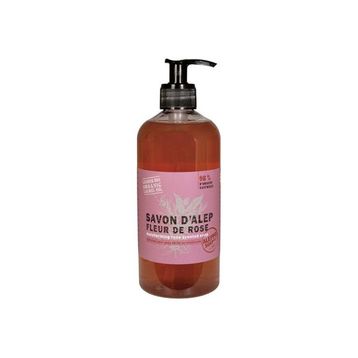 Tadé savon d'Alep liquide Fleur de Rose 500ml