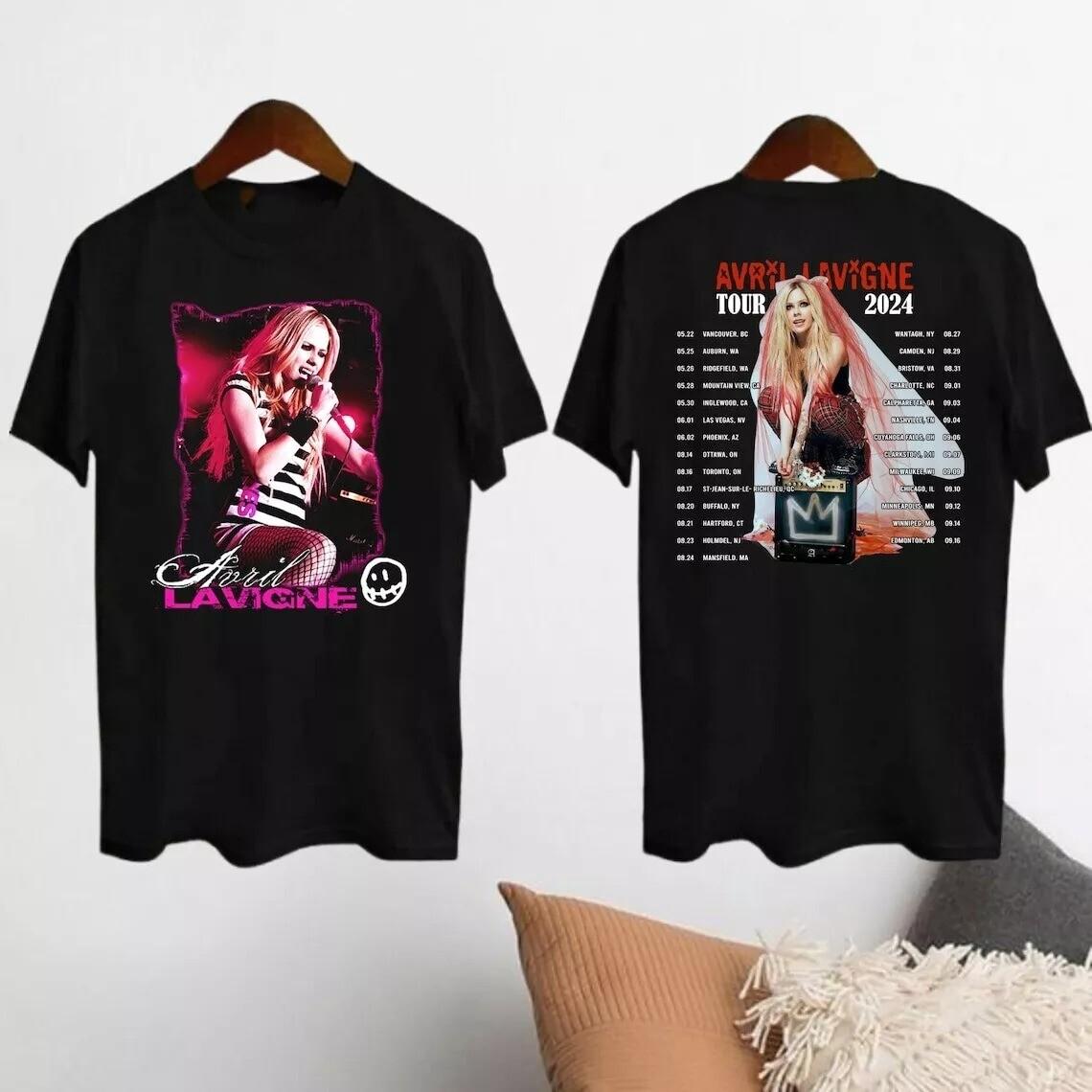 Avril Lavigne Greatest Hits Tour 2024 Shirt XL