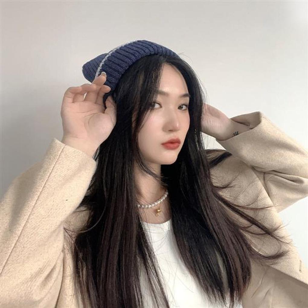 Seven Day Fleece Knit Beanie (Navy)