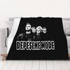 1PC home Cutecore Fashion Depeche Band Mode Blanket Super Cosy Plush Home Living Room Sofa halloween