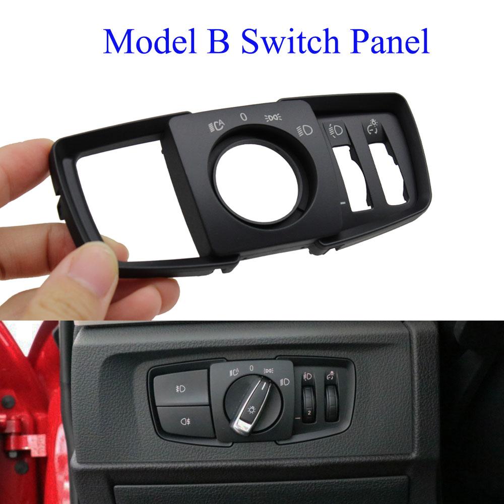 LHD RHD Scheinwerfer Dreh Nebelscheinwerfer Kappe Taste Scheinwerfer Schalter Abdeckung Panel Für BMW 1 2 3 4 X1 X2 Serie F20 F45 F30 F31 F48