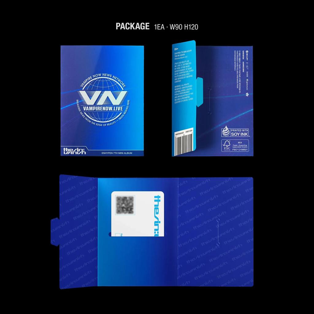 ENHYPEN [THE SIN : VANISH] 7th Mini Album WEVERSE ALBUMS