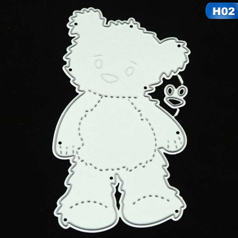 Seating Bear Metal Cutting Dies DIY Scrapbook Paper Card Album Stencil Embossing Seating Bear Metal Cutting Dies DIY Scrapbook Paper Card Album Stencil Embossing