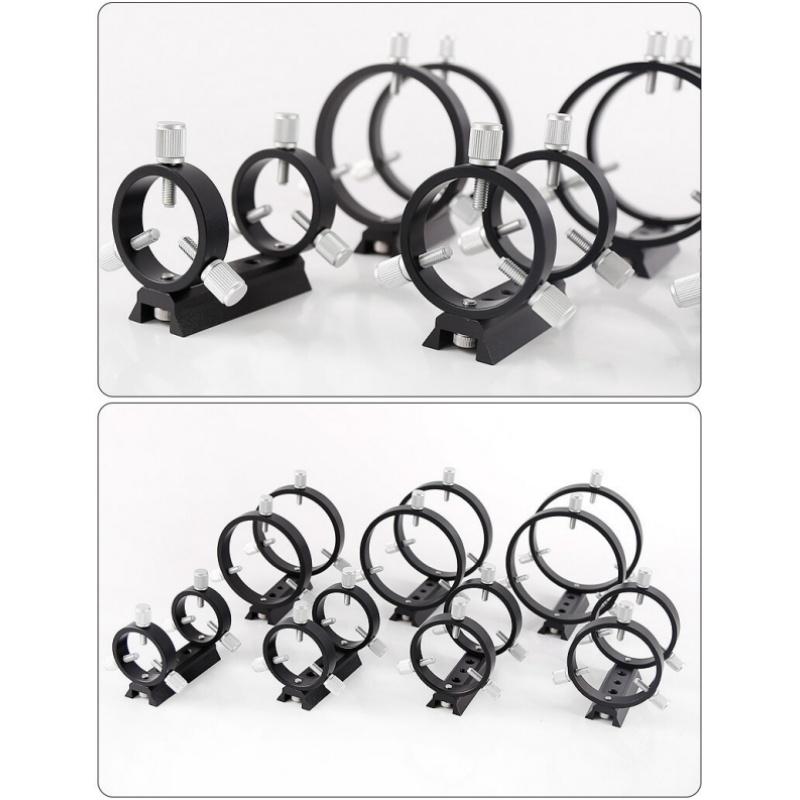 Laser Pointer Bracket Finder Scope Bracket Ring Kit for Finder Scope Telescope Inside Diameter 42/50/60/68/80/90/102mm