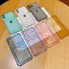 Card Bag Transparent Phone Case For iPhone 13 11 12 Pro Max XR XS Max X 7 8 Plus 12 Mini Shockproof Soft Bumper Clear Cover