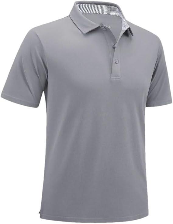 Patchwork Short Sleeve Polo Shirt, Stylish Casual Top for Men, Comfortable and Versatile.
