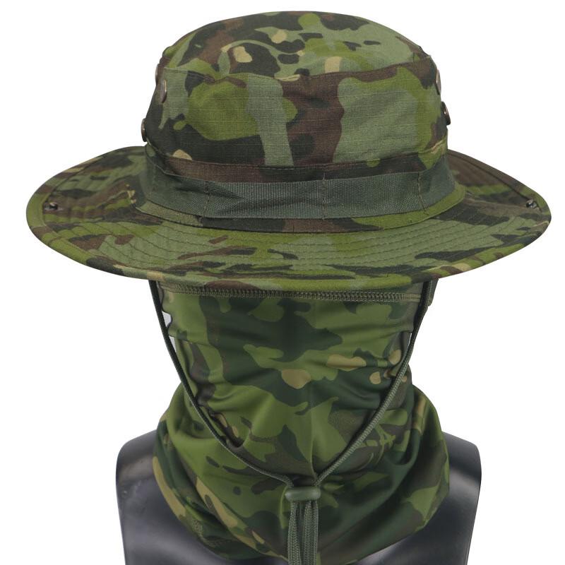 Summer Camouflage Tactical Boonie Hat Set