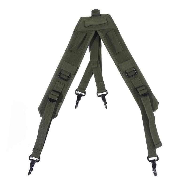 Outdoor Adjustable Equipage Suspender X Type Tactics Braces New Suspenders Men Duty Belt Harness Combat Readiness Strap