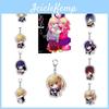 Fun And Colorful Keychain For Any Occasion Featuring Hoshino Aimi And Hoshino Rumi