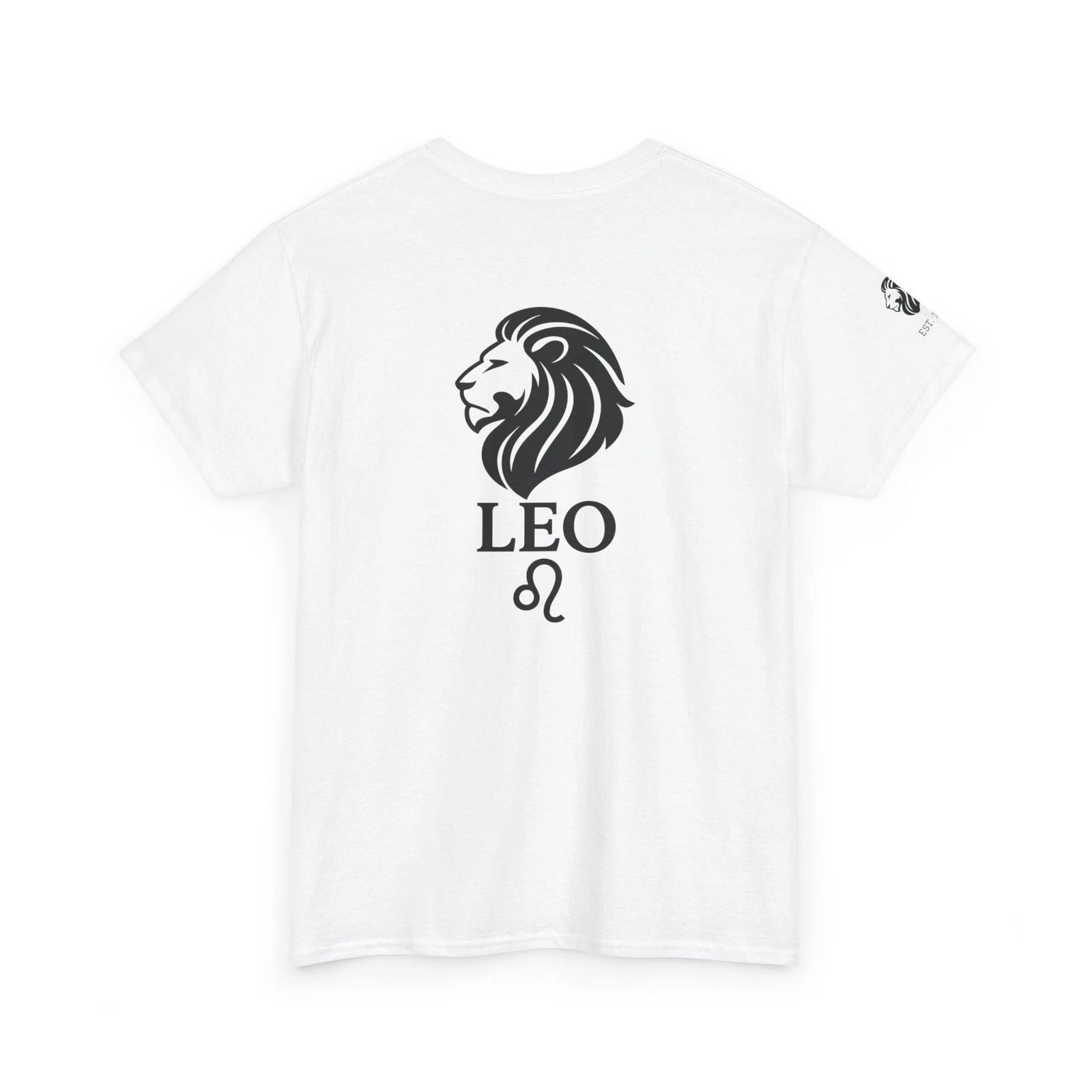 Leo Zodiac Tee | Astrology Horoscope Shirt, August Birthday | Tees.By.Natalie XL