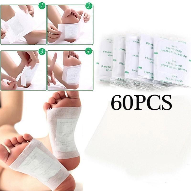 Buy Bamboo Foot Pads Moisturizing Charcoal Health Foot Mask Relief Stress Feet Skin Care Patches
