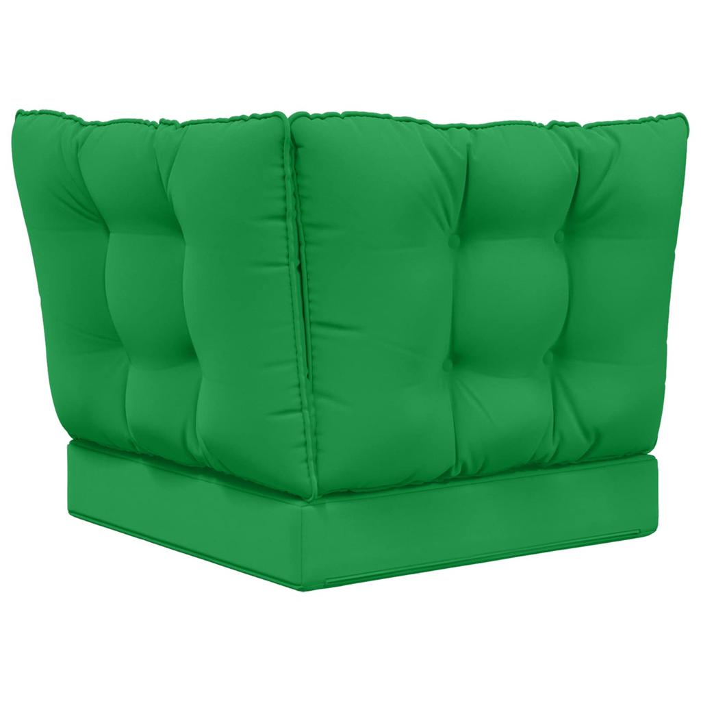 Outdoor Sofa Cushions 3 Pcs Green Polyester