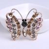 Luxury Rhinestone Hollow Butterfly Brooches for Women Insect Pins Event Party New Gifts Backpack Decoration Clothes Accessories
