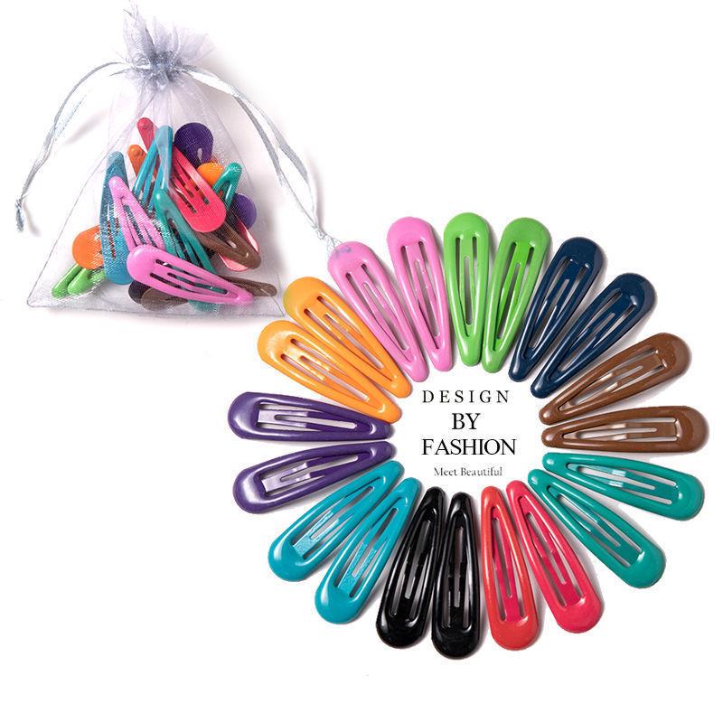 Cute Candy Color Hair Clips for Little Girls - Small BB Clips for Bangs & Flyaways