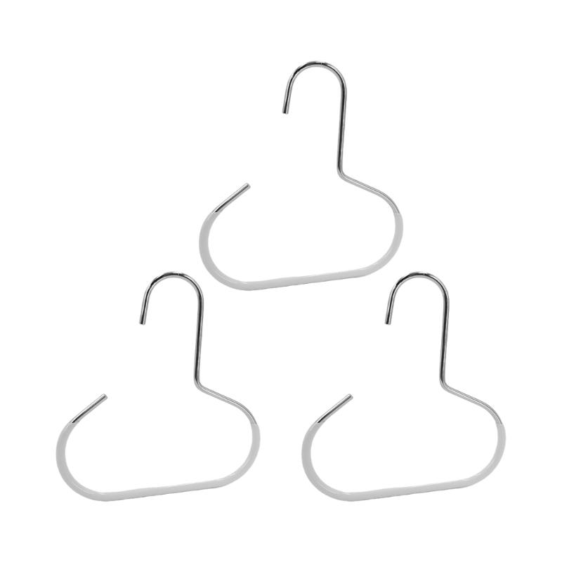 3pcs Multifunctional Steel Hanger System for Hats Scarves Ties Closet Organizers Home Baseball Caps Storage Essential