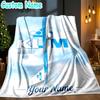 Custom Name Boeing Throw Blanket - Perfect for Couch, Bed, Office, and outdoor Travel - Ideal Gift for Christmas & Holidays