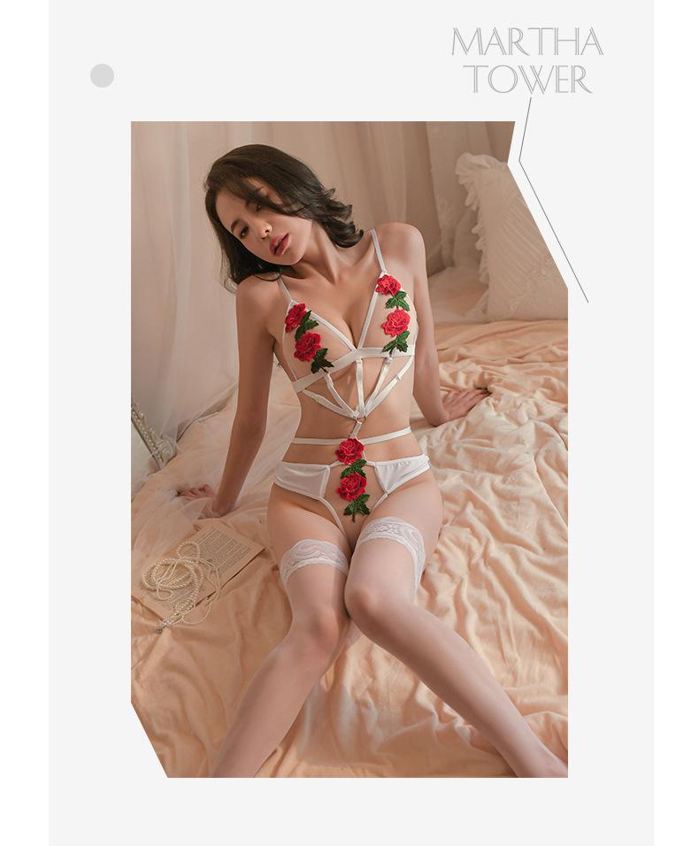 New sexy suspender, empty underwear, lace pure desire free one-piece lace sexy strap set