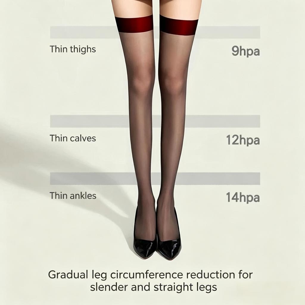 1/S Black Stockings Sexy Black Silk Summer Thin Over The Knee Lace Black Mid Length Half Cut Romantic Socks Over The Knee