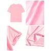 Europeiska storlekar Flickors Enhörnings Surf T-shirt - Söt Regnbåge & Enhörnings Grafisk T-shirt med Pastellfärger, Mjuk Rundhalsad Sommarskjorta för Strand,